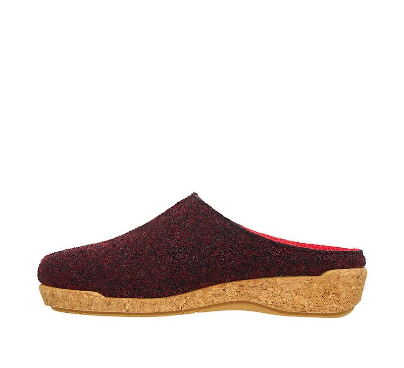 Birkenstock Woollery Clog Træsko Dame Rød | DK 311FDN